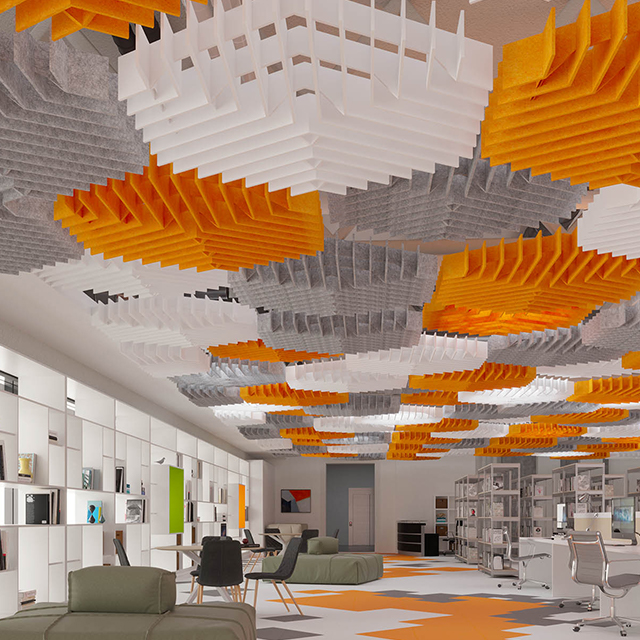 Akoestische plafondmodules Create