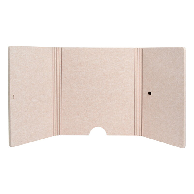 Akoestisch paneel met bureauverdeler