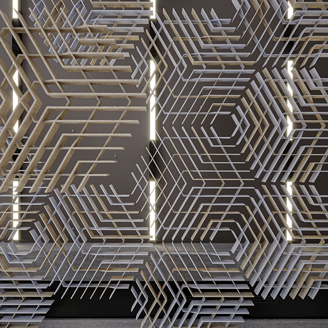 Akoestische plafondmodules Create