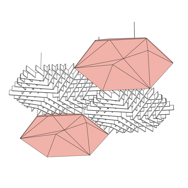 Akoestische plafondmodules Create